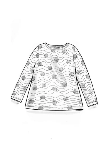 Top "Dina" i ekologisk bomull/modal - ametist