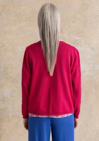 Kofta "Esme" i ekologisk/återvunnen bomull - cyklamen