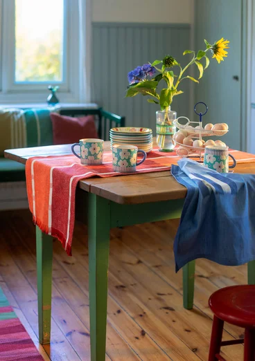 Löpare "Ira" i ekologisk bomull - koppar