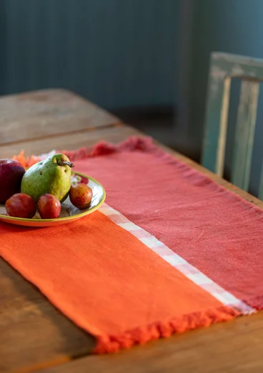 Bordstablett "Ira" i ekologisk bomull - koppar