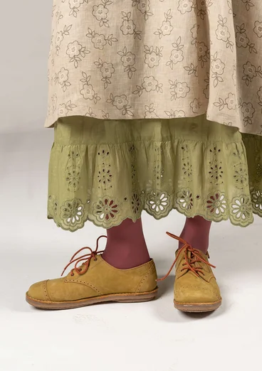 Knytsko i nubuck - oliv