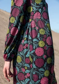 Trikåklänning "Pink Moon" i lyocell/elastan - svart