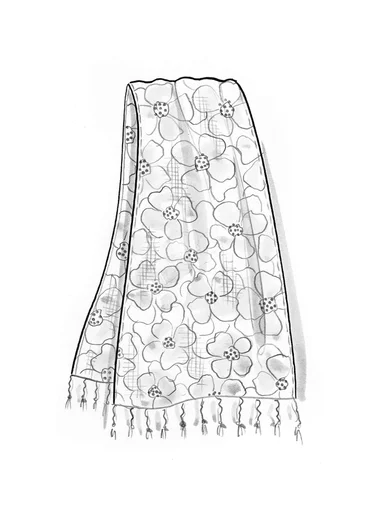 Sjal ”Theia” i lin - lupin