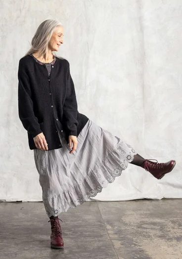 Vävd underkjol i ekologisk bomull - häger