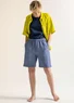Vävda shorts  "Seraj" i lin (ljus blåklocka XL)