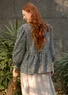 Blus "Tristan" i ekologisk bomull (grafit L)