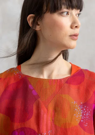 Vävd klänning "Fizz" i lin/modal - gnejs