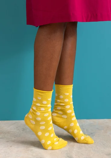 Strumpa ”Tindra” i ekologisk bomull.. - dijon