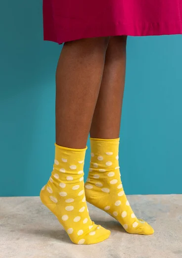 Strumpa ”Tindra” i ekologisk bomull.. - dijon