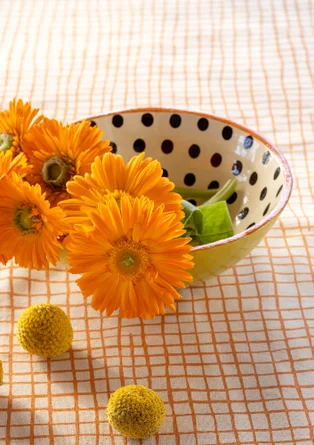 Skål "Joy" i papier-maché - svart