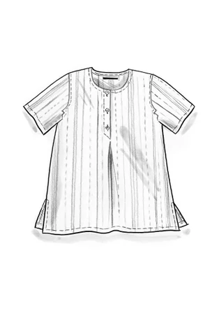 Blus "Shima" i lin - halvblekt