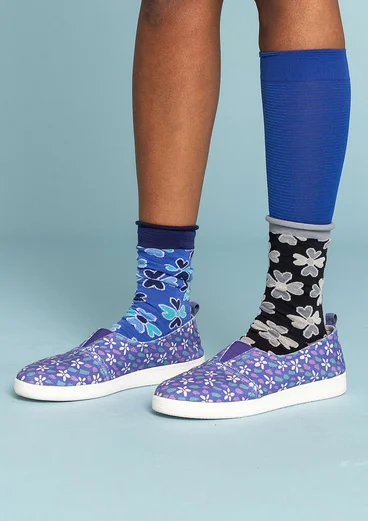 Tygsko "Jane" i bomull - himmelsblå