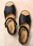 Sandal i nappa (svart 36)