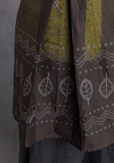 Kimono "Create" i bomull - svart