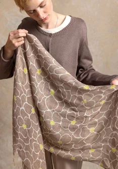 Sjal ”Theia” i lin - kashish