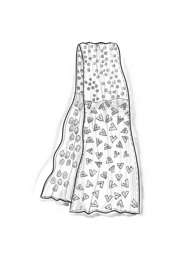 Sjal ”Sally” i ekologisk bomull - amaryllis