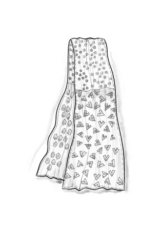 Sjal ”Sally” i ekologisk bomull - amaryllis