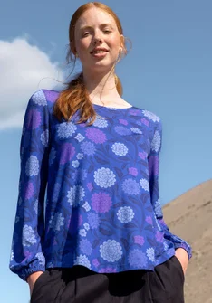 Top "Pink Moon" i lyocell/elastan - lupin