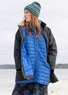Vävd parkas "Lucy" i ekologisk bomull (svart S)