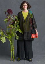 Kimono "Create" i bomull - svart