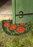 Dörrmatta "Poppies" i kokosfiber (opalgrön En storlek )
