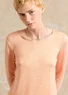 Trikåtop ”Bianca” i lyocell/elastan (ljus puderrosa/mönstrad XL)