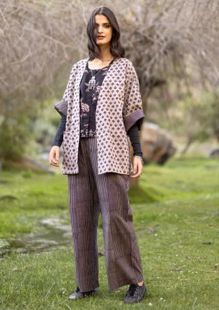 Vävd kimono ”Willow” i ekologisk bomull - kashish