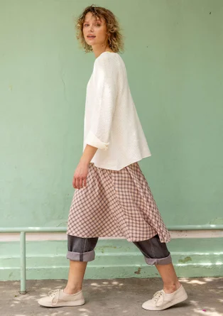 Tröja "Pauline" i ekologisk/ återvunnen bomull - oblekt