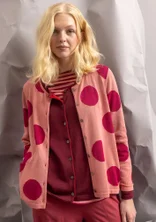 Kofta "Ina" i ekologisk bomull/lyocell - körsbärsblom