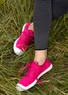 Sneaker "Cordelia" i tyg (hibiskus 36)