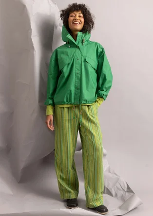 Vävd jacka i ekologisk bomull - basilika