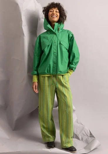 Vävd jacka i ekologisk bomull - basilika