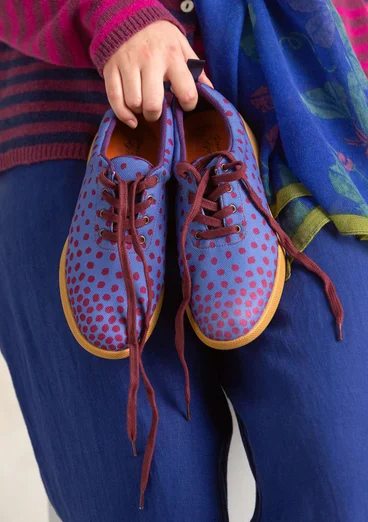 Sneaker "Juno" i återvunnen polyester - himmelsblå