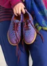 Sneaker "Juno" i återvunnen polyester (himmelsblå 36)