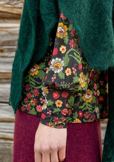 Top "Rosebay" i lyocell/elastan - svart