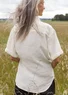 Blus "Seraj" i lin (halvblekt M)