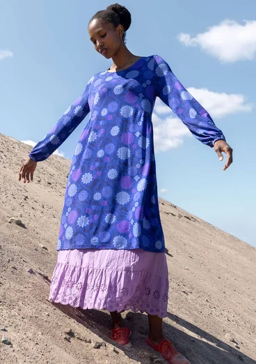 Trikåklänning "Pink Moon" i lyocell/elastan - lupin