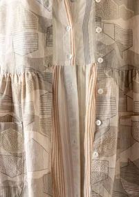 Blus "Alaska" i ekologisk bomull/lin - mullvad