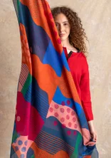 Sjal ”Ariel” i ekologisk bomull - stillahavsblå