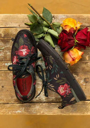 Sneaker "Olga" i återvunnen polyester - svart