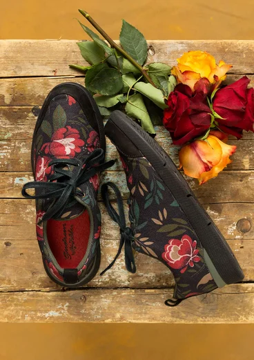 Sneaker "Olga" i återvunnen polyester - svart
