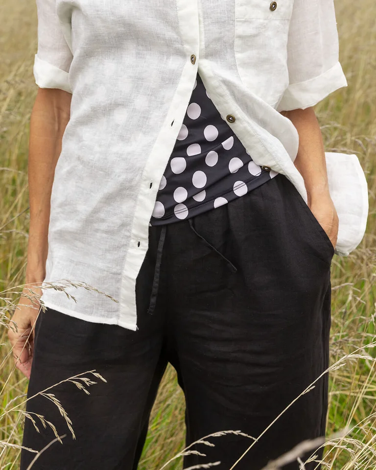 “Seraj” linen blouse
