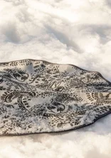 Julgransmatta "Taiga" i ekologisk bomull - askgrå