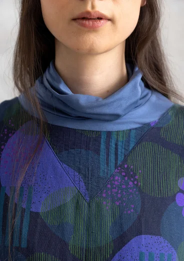 Vävd klänning "Fizz" i lin/modal - bläck