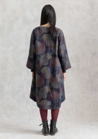 Vävd klänning "Fizz" i lin/modal - svart