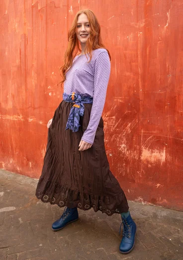 Vävd underkjol i ekologisk bomull - mullbär