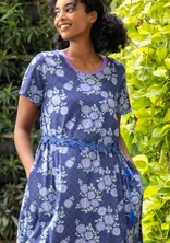 Bälte "Sona" i ekologisk bomull - briljantblå