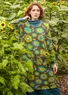 Trikåklänning "Sunflower" i lyocell/elastan (mossgrön M)