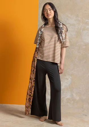 Basrands T-shirt i ekologisk bomull - ekollon/fjäder