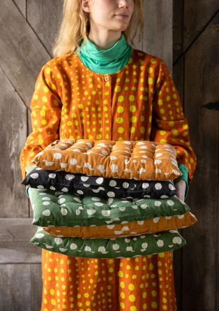 Sittdyna "Mary" i ekologisk bomull - klementin